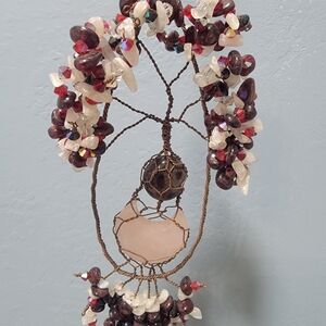 Handcrafted Gemstone Wire Pendant